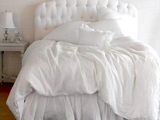 Photo:  white bed
